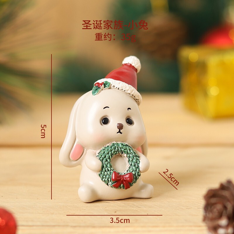 卸売りサンタクロース雪だるまヘラジカのデスクトップクリスマス雰囲気装飾装飾クリスマス樹脂振り子撮影道具|undefined