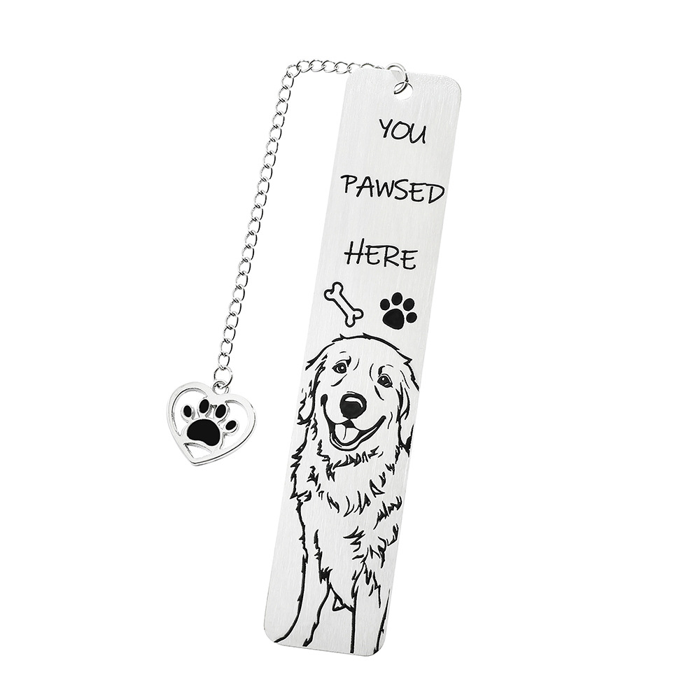 Amazon venta caliente interesante gatito perro marcadores adorables diseño de contraste de color blanco y negro marcadores de acero inoxidable fabricantes al por mayor