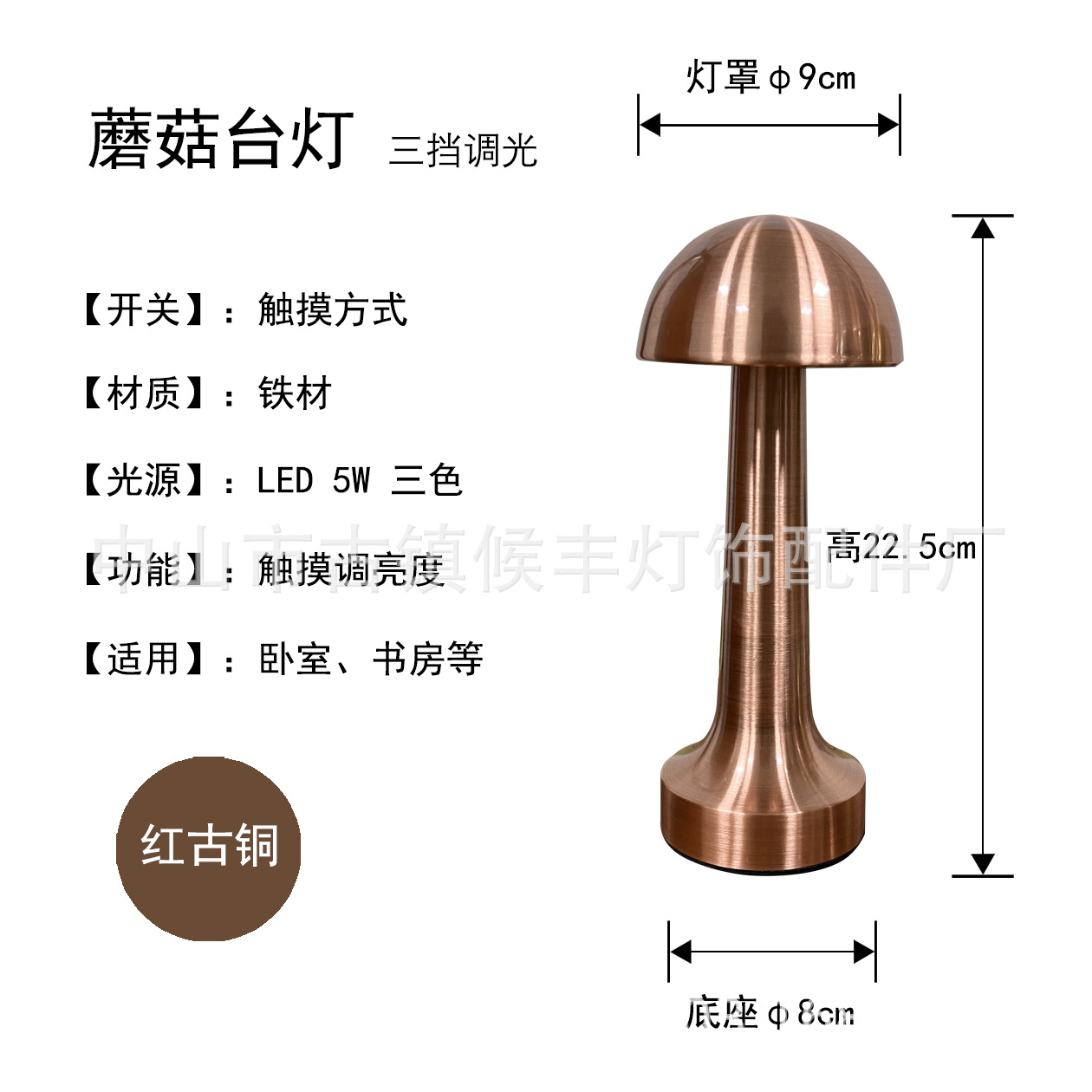 붉은 청동 (9*9 * cm)