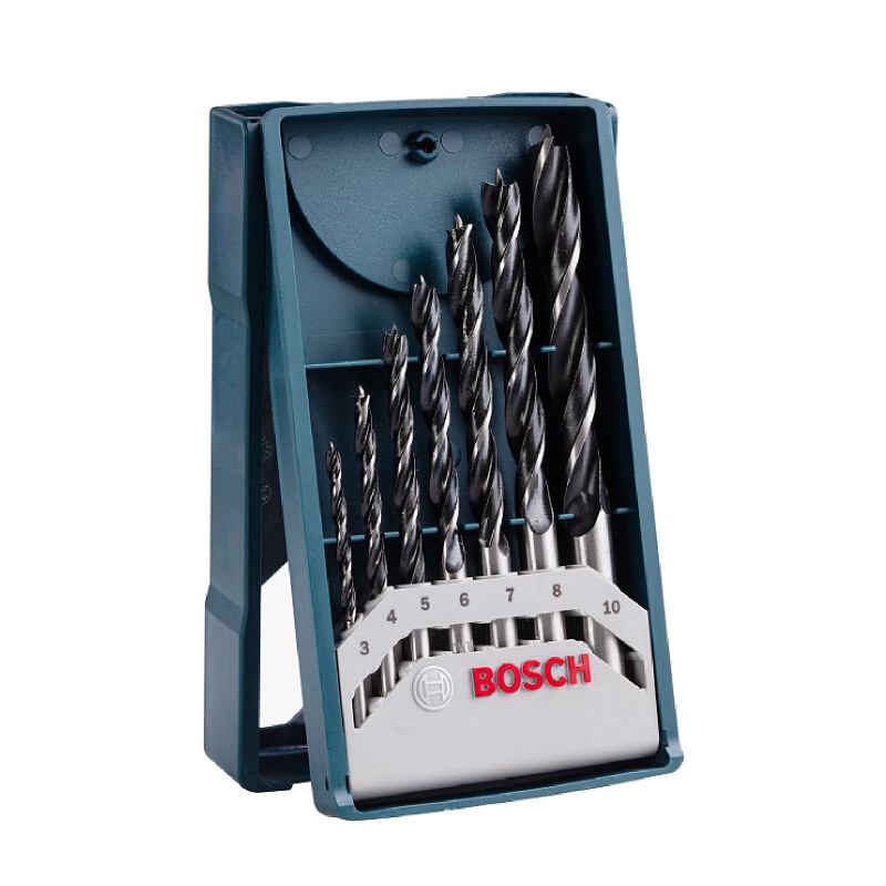 德国博世 7支装Mini木工钻头开孔器套装3-10mm批头工具配件