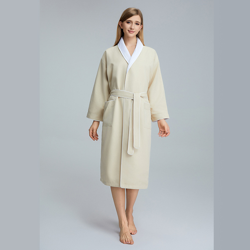 베이지] 개버딘 더블 레이어 그린 과일 칼라 호텔 스타일