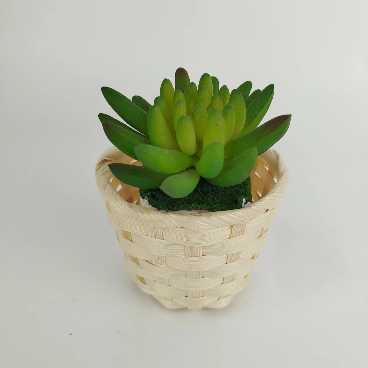 Hand-held bamboo-woven basket, small bamboo basket home decoration, rice dish, snack, candy, bamboo basket, rattan woven mini bamboo basket
