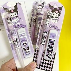 Kurome automatic pencil set high-looking ins cartoon student stationery 0.5mm free-sharpening mechanical pencil core