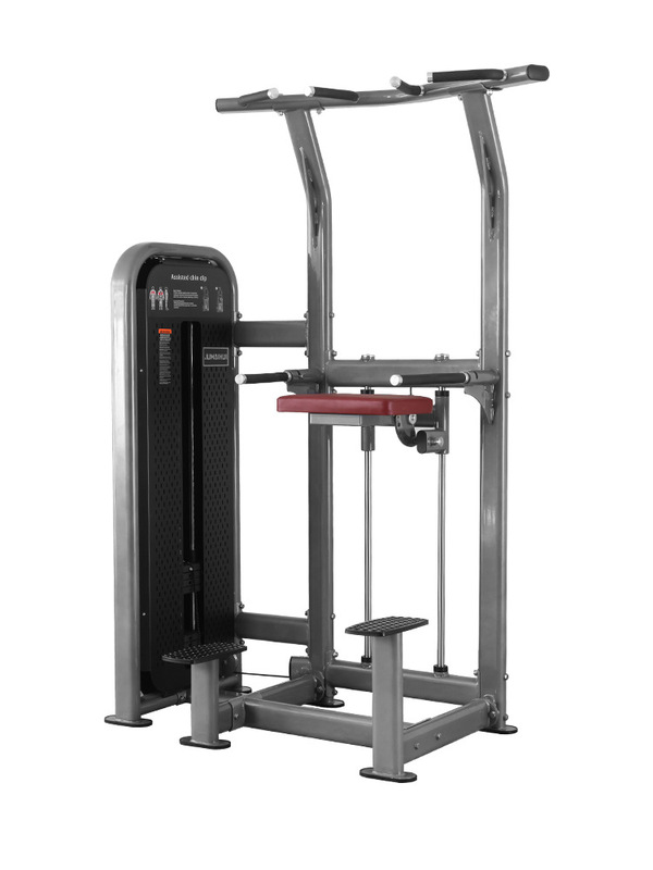 シングルおよびダブルバー トレーナー、アシスト懸垂、上肢屈伸力、業務用フィットネス機器、膝上げおよび腹部トレーニング デバイス|undefined