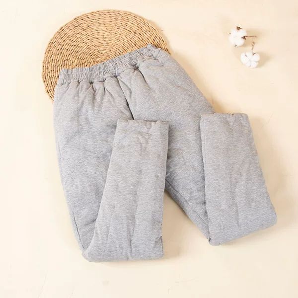 Men's Winter High-Waisted Warm Pure Handmade Cotton Thickened Warm Cotton Pants Home Pants