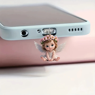 2025 New Cross-Border Mobile Phone Dust Plug Charging Port Dust Cap Bear Dust Plug, Various Styles