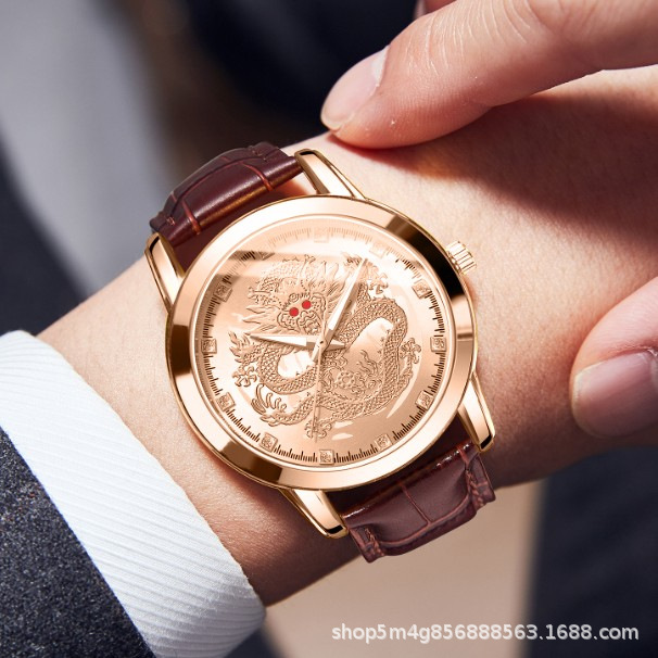 Counter Brand Watch Men's Small Dragon Watch Light Luxury Versatile Trendy Fashion Luxury Quartz Watch
