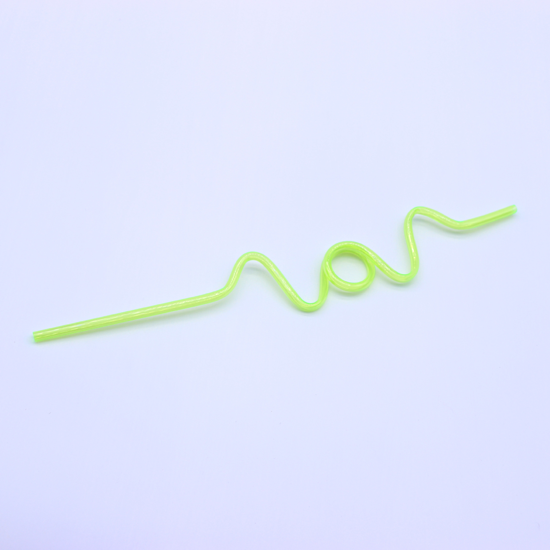 Paja de forma creativa directa de fábrica PETG forma curva paja fiesta niños divertido arte paja en stock
