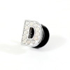 Fashionable trend metal golden water with letters, footwear buckle, accessory, new collection, English letters, wholesale