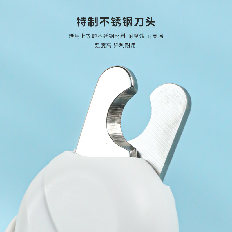 Z acero inoxidable para mascotas cortadora de uñas garras de gato cortadora de uñas para perros cortadores de uñas artefactos agujeros redondos pinzas de uñas