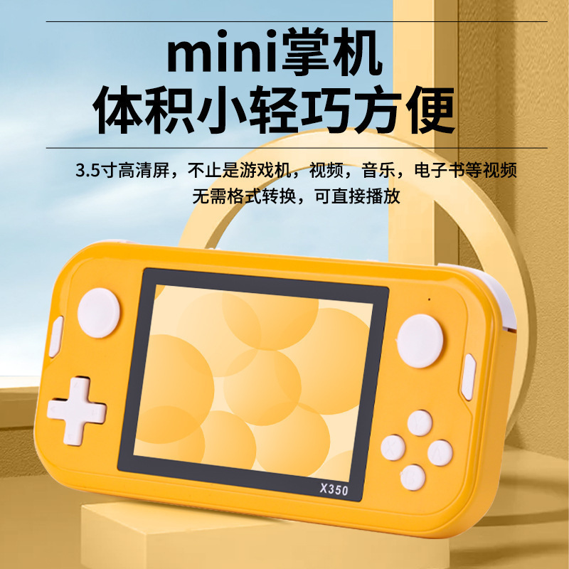 Mini 8g Nostalgic Arcade Handheld X350 Dual Joystick 3.5inch Hd Screen Psp Handheld Game Console Nostalgic Model