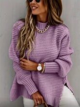 N 42155 Lazy Long-Sleeve Pullover Sweater ����糤����ͷë��