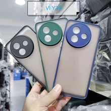 适用VIVO Y03 4G鹰眼肤感手机壳 撞色肤感二合一精孔防摔保护套