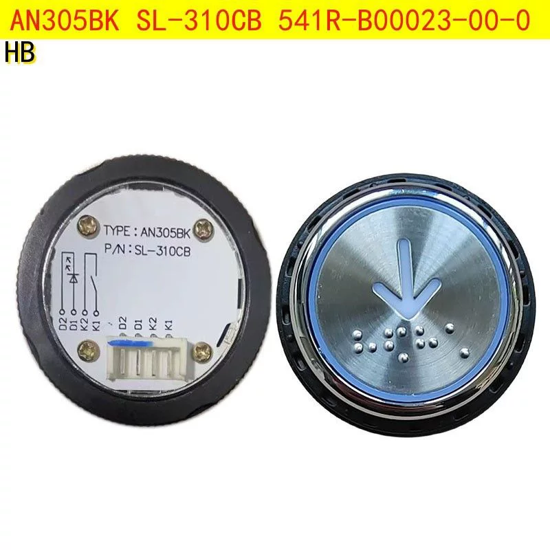Кнопка лифта Sims AN305B, кнопка AN305BK SL-310CB 541R-B00023-00-0