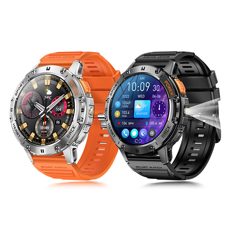 Кросс-бордовые новые смарт-часы K65 с Bluetooth, AMOLED экраном, музыкой, погодой, мониторингом здоровья