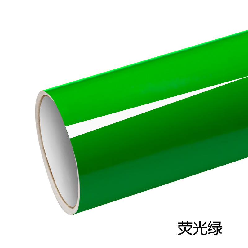 Película fluorescente Xinlang, adhesivo instantáneo para decoración de carrocería de coche, película con letras decorativas, adhesivo fluorescente autoadhesivo.