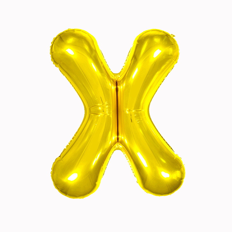 32 pulgadas 40 pulgadas 16 pulgadas inglés carta globo de aluminio fiesta de cumpleaños decoración de la boda papel de aluminio globo escena diseño