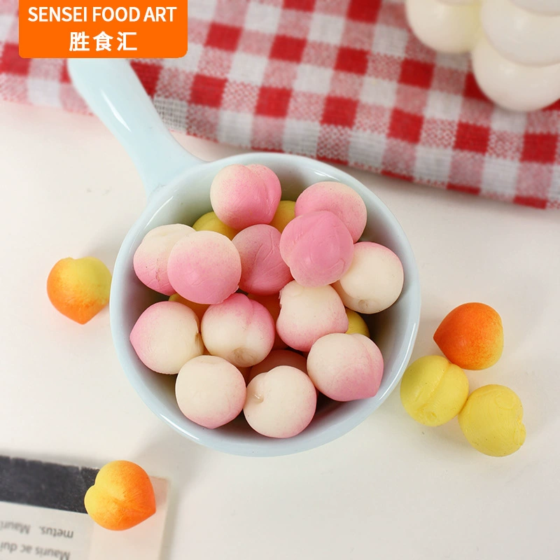 TPR Моделирование фруктов щепотка музыкальная игрушка мини моделирование персик Кукуруза виноград Фрукты щепотка музыкальная декомпрессионная игрушка