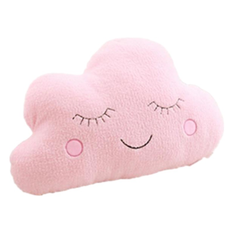 INS Sky series almohada de peluche de juguete nube Luna gotas de lluvia estrella de cinco puntas sofá cojín decoración de la habitación de los niños