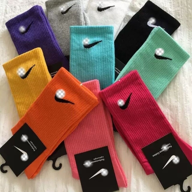Socks for Men and Women, Long and Mid-Length, Suitable for Students, Sports, Basketball, Running, Sweat-Absorbent, Breathable, Non-Slip, Casual, Versatile