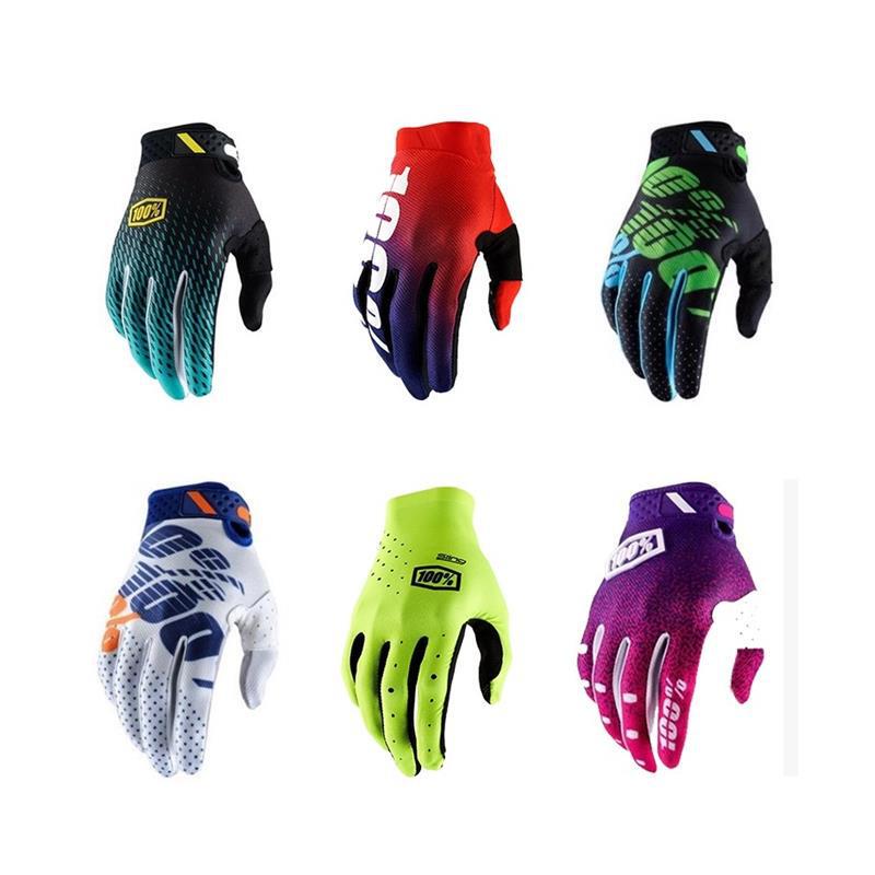 100% Sports Outdoor Cycling Anti-Slip Motorcycle Off-Road Racing Gloves Bicycle Breathable Cross-Border Amazon