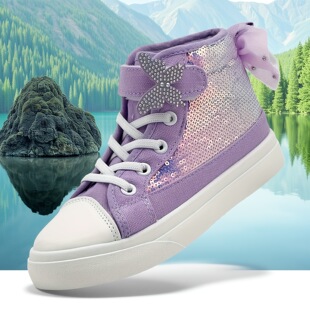 Q 14478 Sparkle High Top Sneakers �W���\��Ь