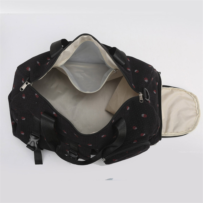 Bolsa de viaje transfronteriza portátil plegable para viajes cortos, bolsa de fitness ligera de gran capacidad, bolsa de fresa image 5