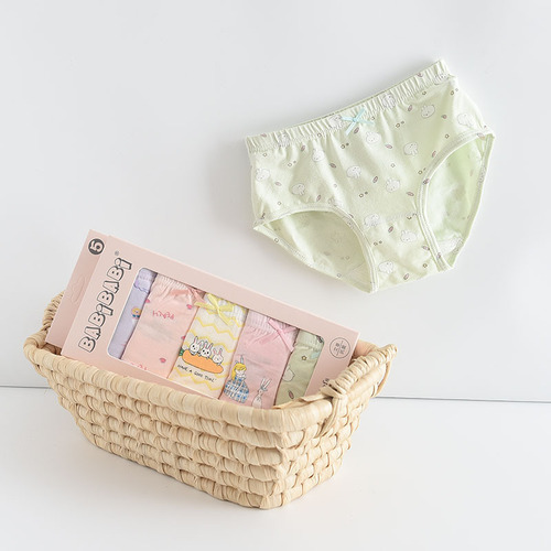 Barbi New Children's Underwear Gift Box Girls Cartoon Shorts Toddler Briefs Briefs Boneless Style