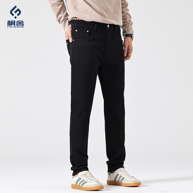 Maple House Men's Clothing / 2026 Spring/Autumn New Collection: American-Style Classic Slim-Fit Straight-Leg Retro Jeans