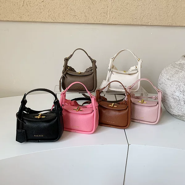 High-End Niche Luxury Mini Girls' Handbag, Korean Style Fashionable Versatile Girls' Shoulder Crossbody Bag Trendy