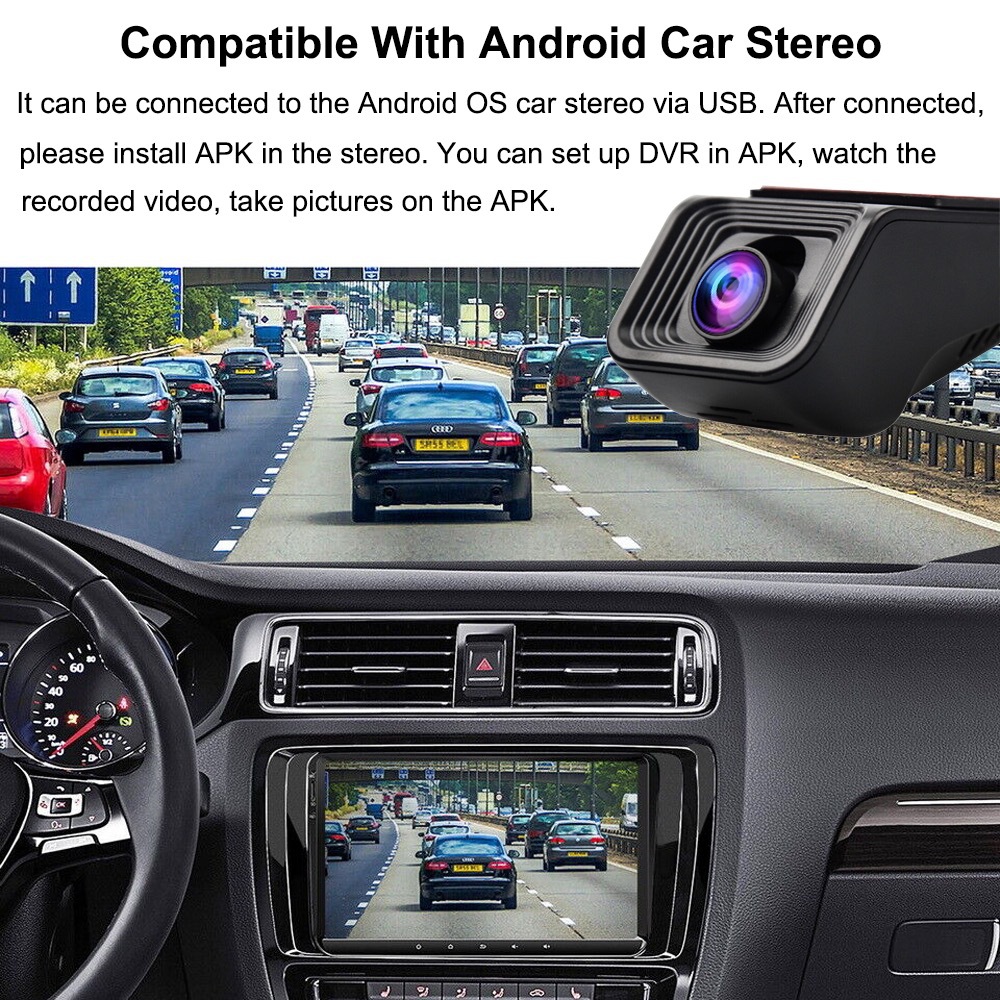 Cross-Border Universal High-Definition Large-Screen Android Navigation Dedicated Adas Hidden USB Digital Dog Driving Recorder