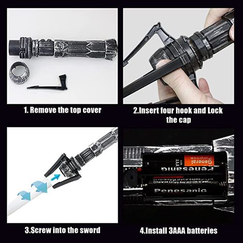 Cross-border foreign trade two-in-one retractable light saber Star Wars seven-color retractable flashing sword novelty and unique light-up toy