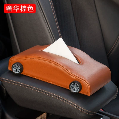 Tissue Box, Creative Car: Car tissue box/set - luxury-brown