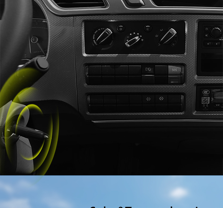 T18 Car Tire Pressure Monitor Solar Wireless Charging High Precision 4inch with In-Car Ambient Temperature Function