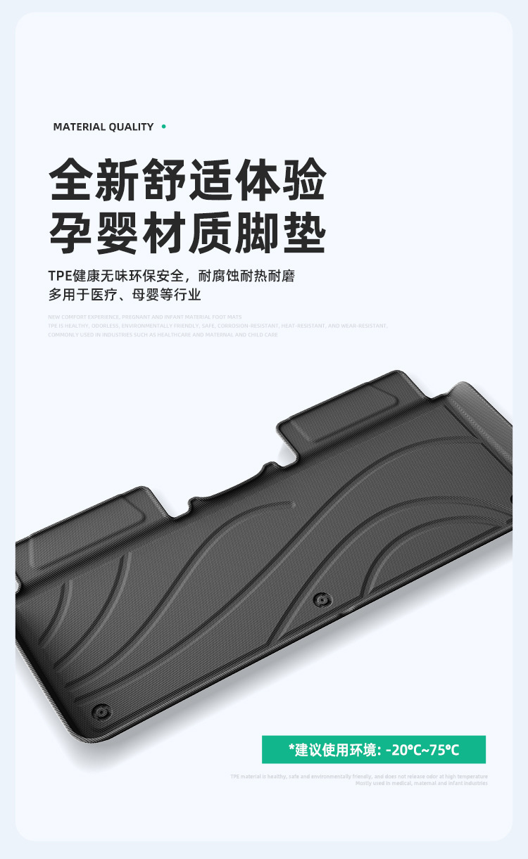 Suitable for 26 models of Changan Qiyuan A06 car floor mats, special car-specific TPE floor mats and trunk mats