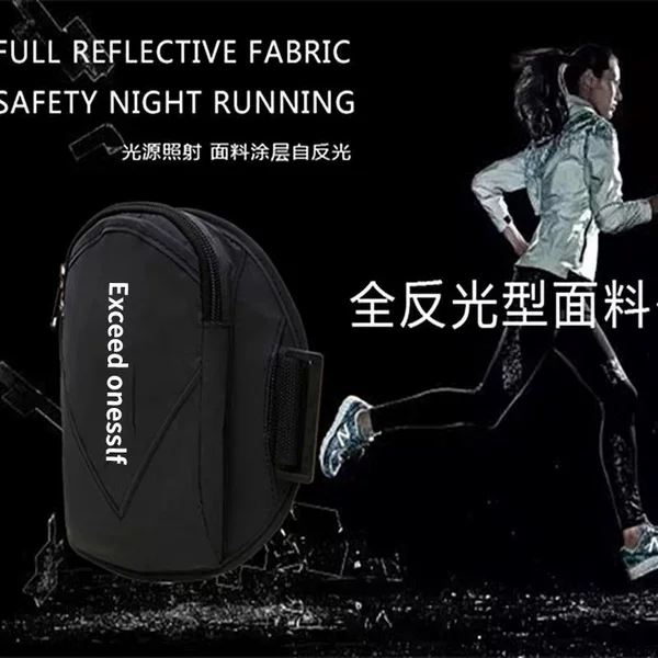 Running Mobile Phone Arm Bag, Sports Mobile Phone Arm Bag, Ultra-thin Personalized Large-capacity Leisure Fitness Cycling Arm Wrist Bag