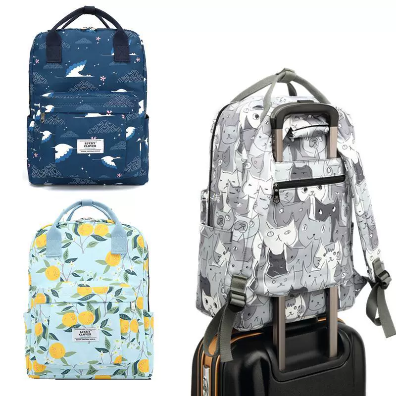 Корейская водонепроницаемая сумка с принтом на плечо повседневная ручная сумка