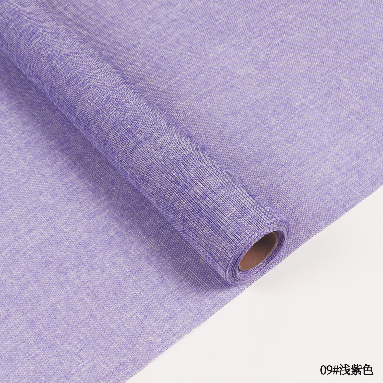 Papel de embalaje de lino colorido al por mayor lino material de embalaje de flores floral papel de embalaje de flores