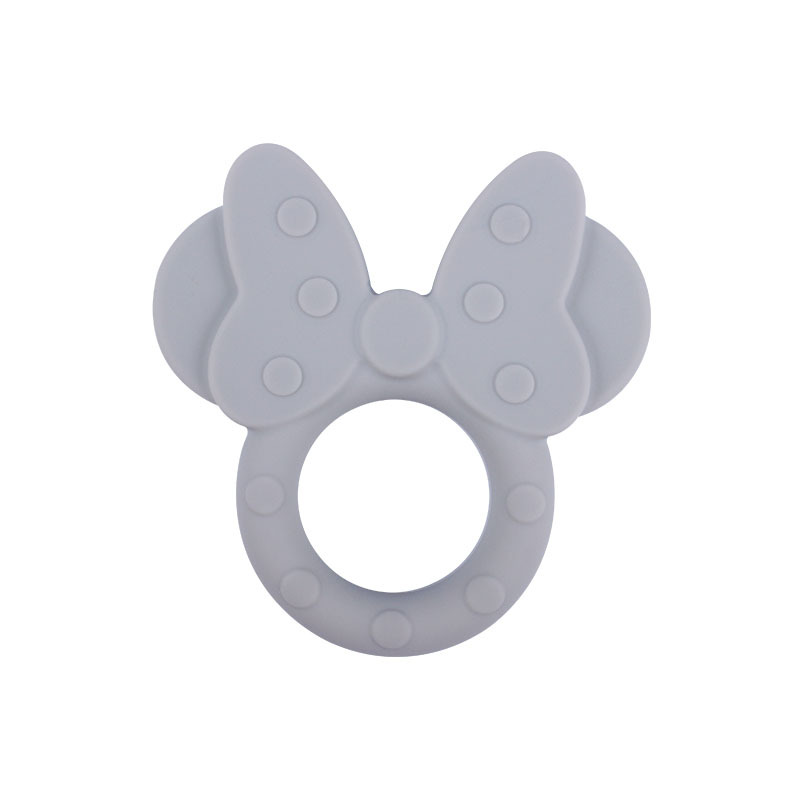 Amazon nueva historieta Minnie molar de silicona teether juguete bebé creativo teether stick suministros maternos e infantiles