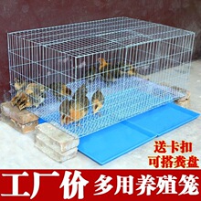 宠物笼子兔子笼鸽子笼鸡笼仓鼠笼运输笼便宜的空间大铁丝笼养殖笼