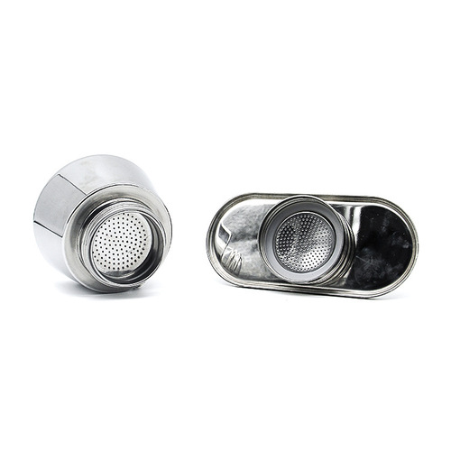 Double-tube 304 stainless steel moka pot coffee pot espresso pot espresso mini hand-brewed coffee pot
