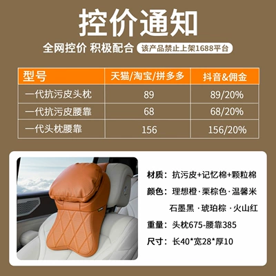 Suitable for Zeekr 9X/001/007/Mix Headrest