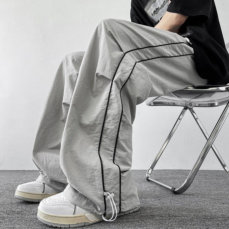 High Street Assault Paratrooper Pants Men's Spring and Autumn New American Striped Quick-Dry Workwear Sports Loose Casual Long Pants