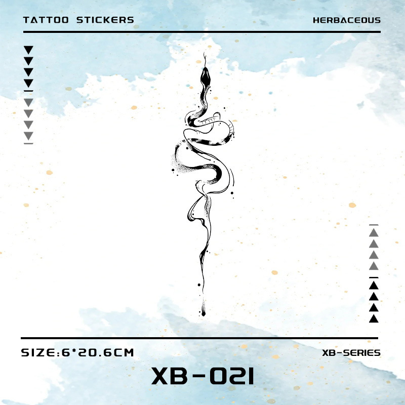 Snake Dance Flower Spine Back Long Term Herbal Juice Tattoo Sticker Semi-Permanent Waterproof Long-Lasting for Men and Women Snake Dance Flower Spine Back Long Term Herbal Juice Tattoo Sticker Semi-Permanent Waterproof Long-Lasting for Men and Women