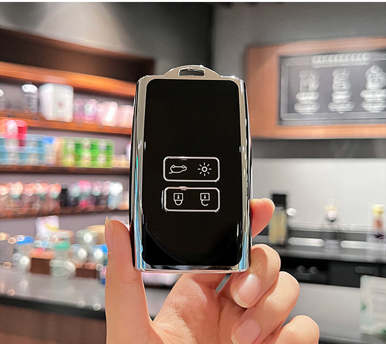 Suitable for Dongfeng Renault Koleo Key Case Female Kolega Car Shell Kolei Bean Full Bag Remote Control Protective Buckle
