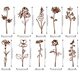 Europe and the United States new garden butterfly floor creative art metal courtyard decoration outdoor fairy floor crafts