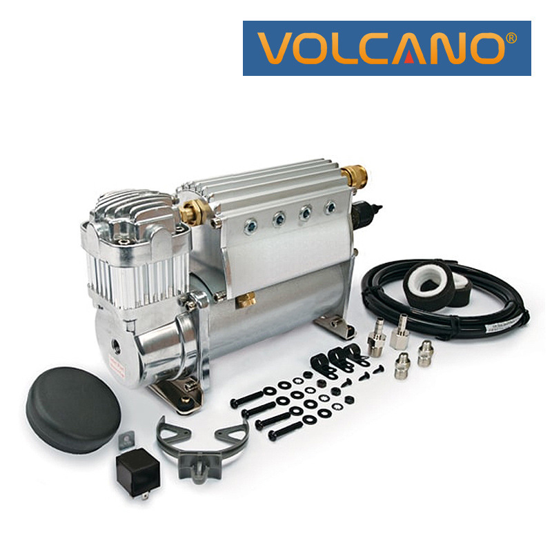 12V Small High-Pressure Air Compressor, Oil-Free Automatic Air Compressor with Air Storage, Automatic Start-Stop Air Brake 42045