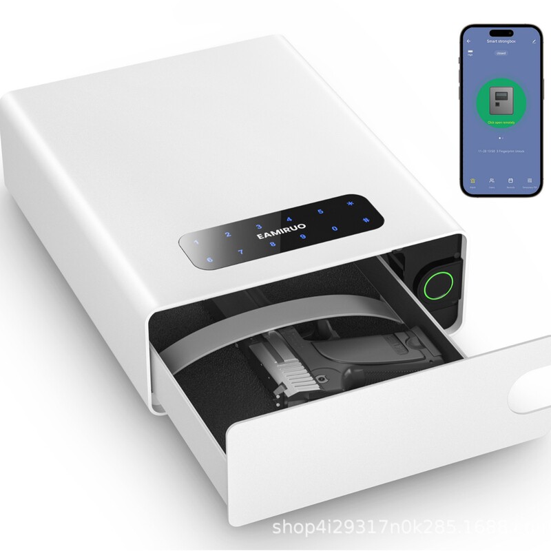 Smart Safe Amazon Pistol Box Graffiti App Remote Unlocking Car Small Fingerprint Storage Box Smart Safe Amazon Pistol Box Graffiti App Remote Unlocking Car Small Fingerprint Storage Box
