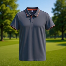 polo衫夏季翻领工衣长绒棉冰丝短袖工作服企业团体服logo平替凉感
