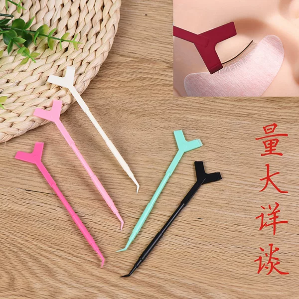 Eyelash Ironing Beauty Eyelash Picking Stick Three-in-One False Eyelash Beauty Tool Stick Electric Eye Doll Ironing Plastic Eyelash Picking Stick